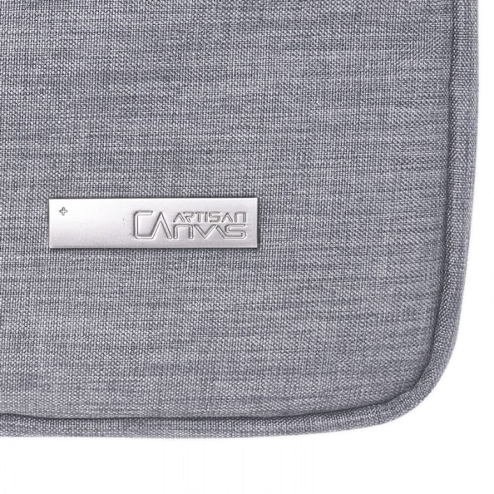 Canvas Artisan 13" Laptop Bag, Gray L3-C12-13LGY - Image 3