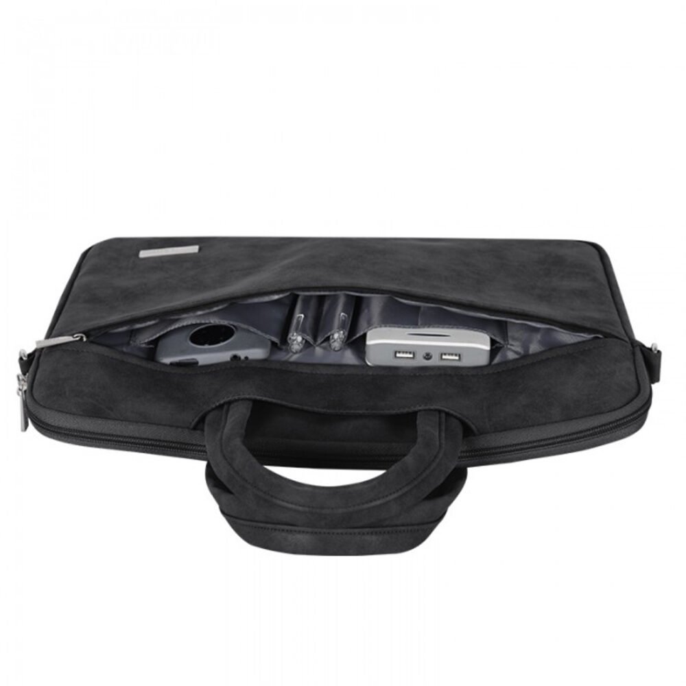 Canvas Artisan 13" Laptop Bag, Black L11-C22-13BK - Image 5