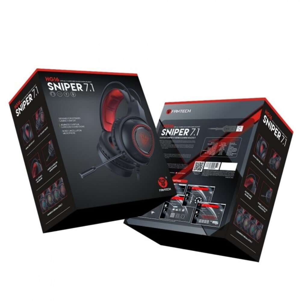 Fantech HG16 SNIPER 7.1 RGB Gaming Headset - Image 2
