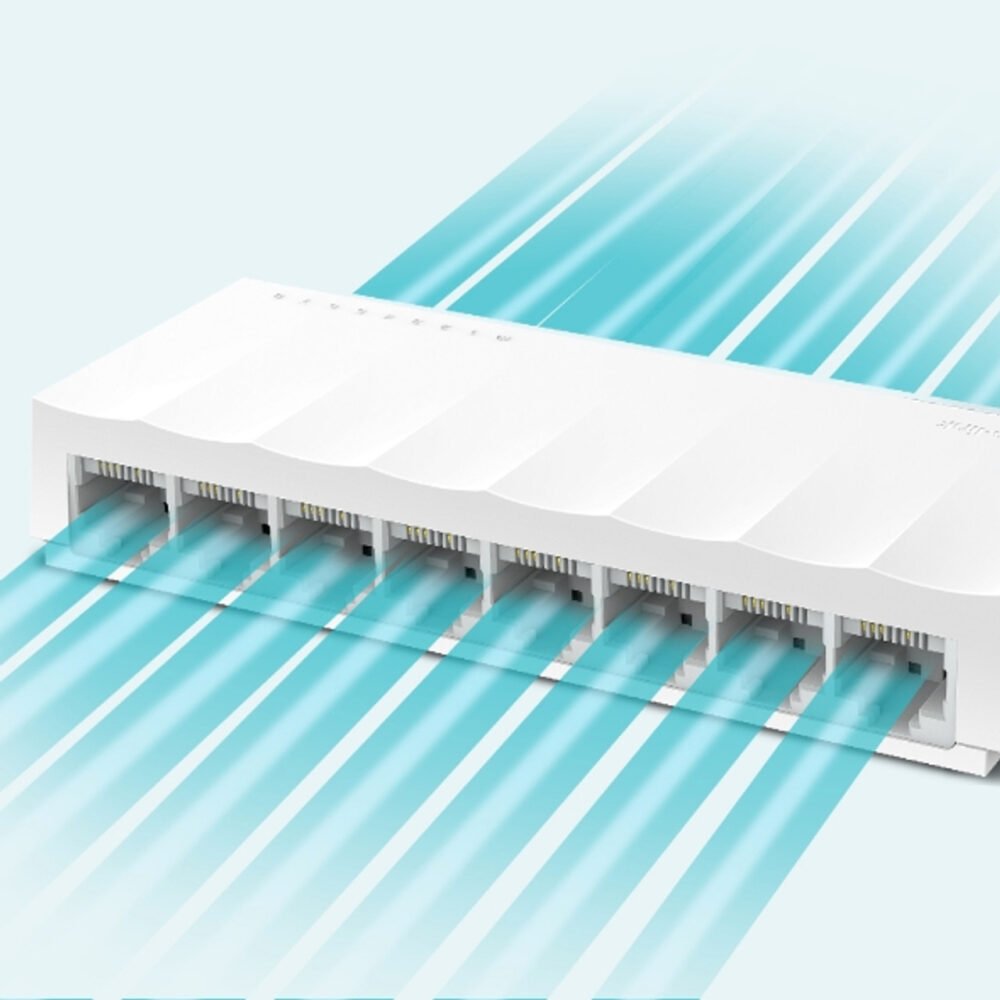 TPLINK 1008 8-Port 10/100Mbps Desktop Network Switch LS1008 - Image 4