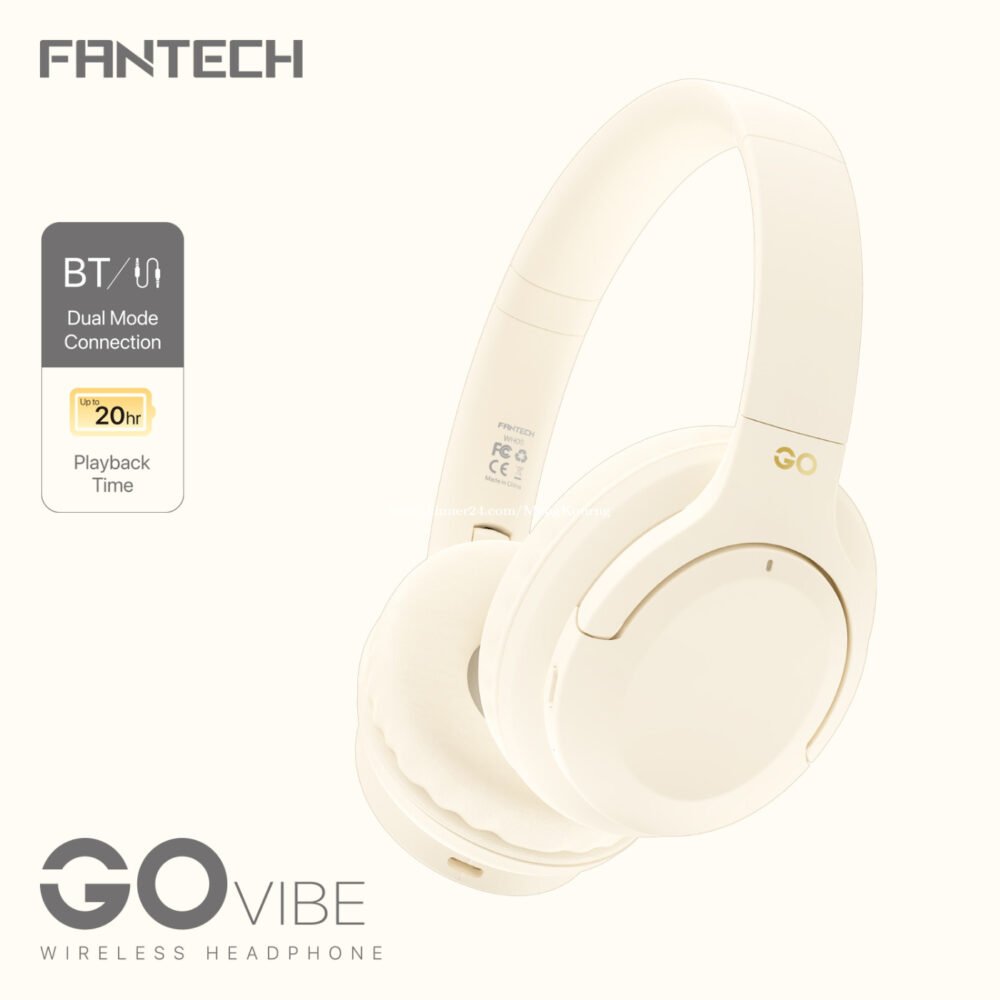 Fantech GO Vibe Wireless Headphone WH05 Blue - Image 4