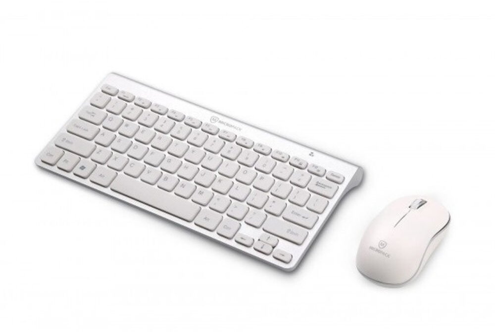 Micropack Ifree Mini Elegant Wireless Combo Keyboard & Mouse Km-218W white