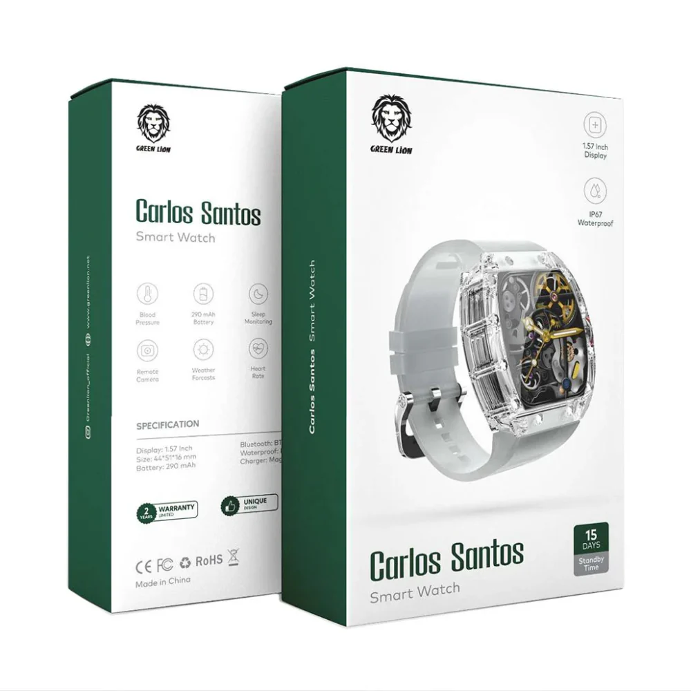 Green Lion Carlos Santos Smart Watch - Image 2