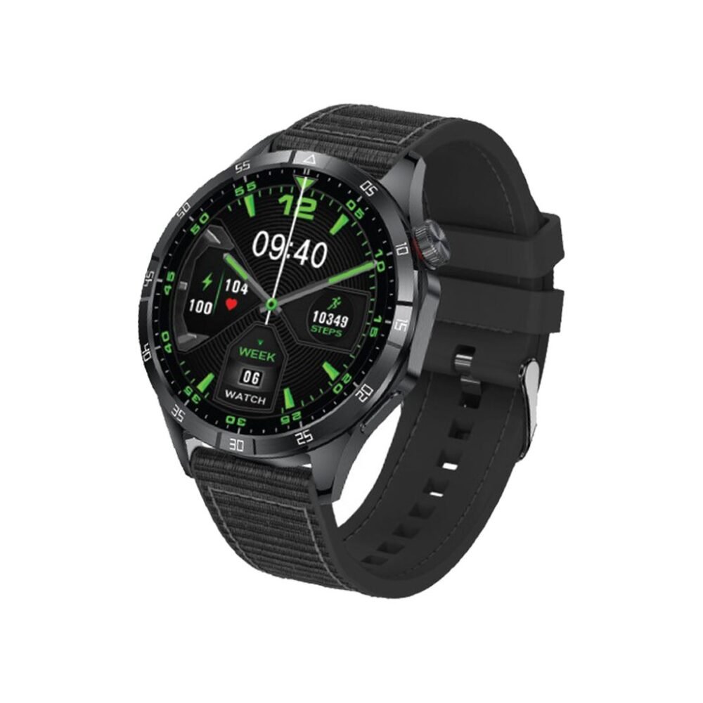 Green Lion Signature Pro Smart Watch - Black / Silver
