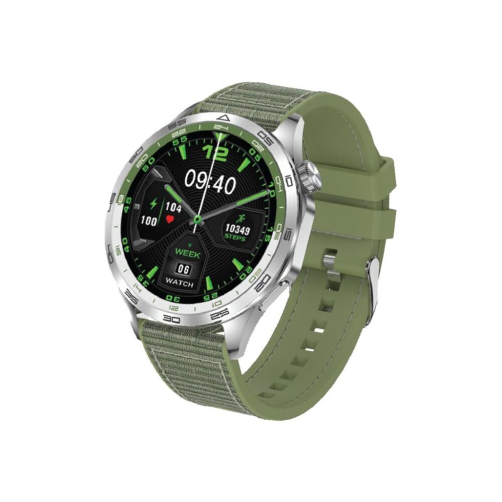 Green Lion Signature Pro Smart Watch - Black / Silver - Image 2