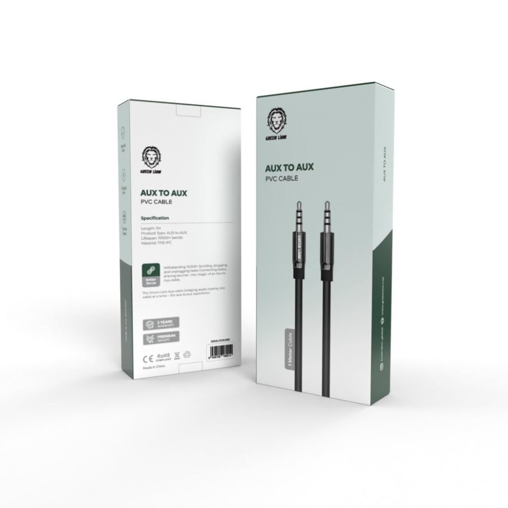Green Lion AUX to AUX Cable 1.2m - Image 2