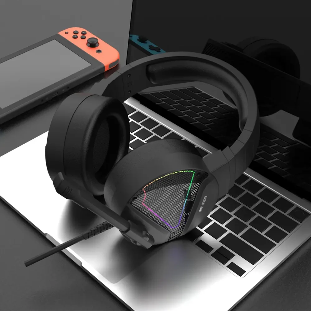 Green Lion GP27X Gaming Headphone - Black - Image 3